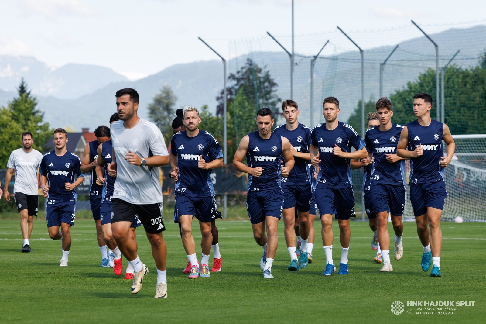 Ljetne pripreme 2025: Prvi trening u Bledu