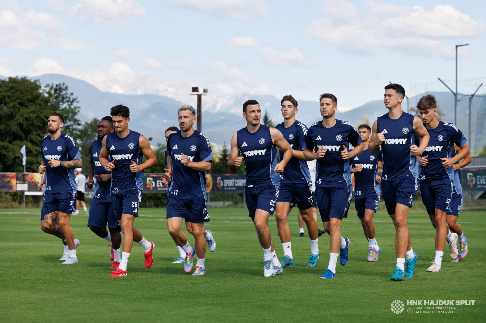 Ljetne pripreme 2025: Prvi trening u Bledu