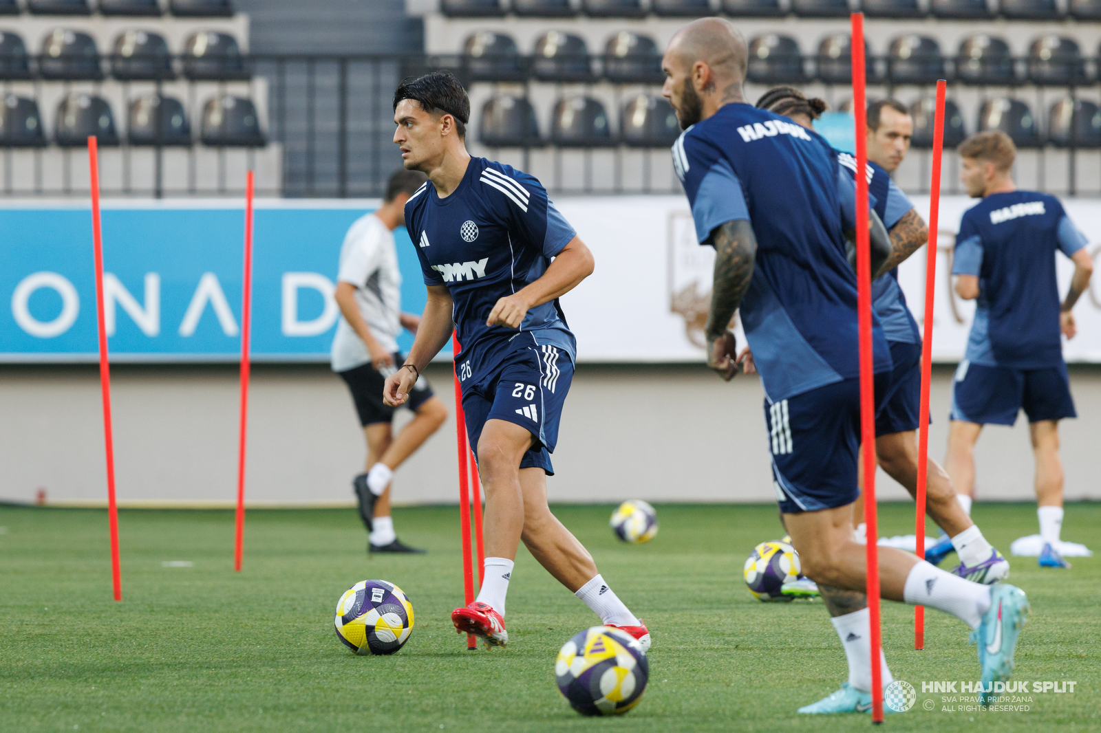 Posljednji trening Bijelih uoči utakmice FC Zire - Hajduk