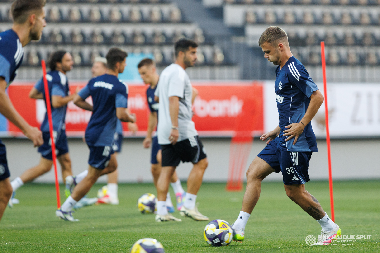 Posljednji trening Bijelih uoči utakmice FC Zire - Hajduk
