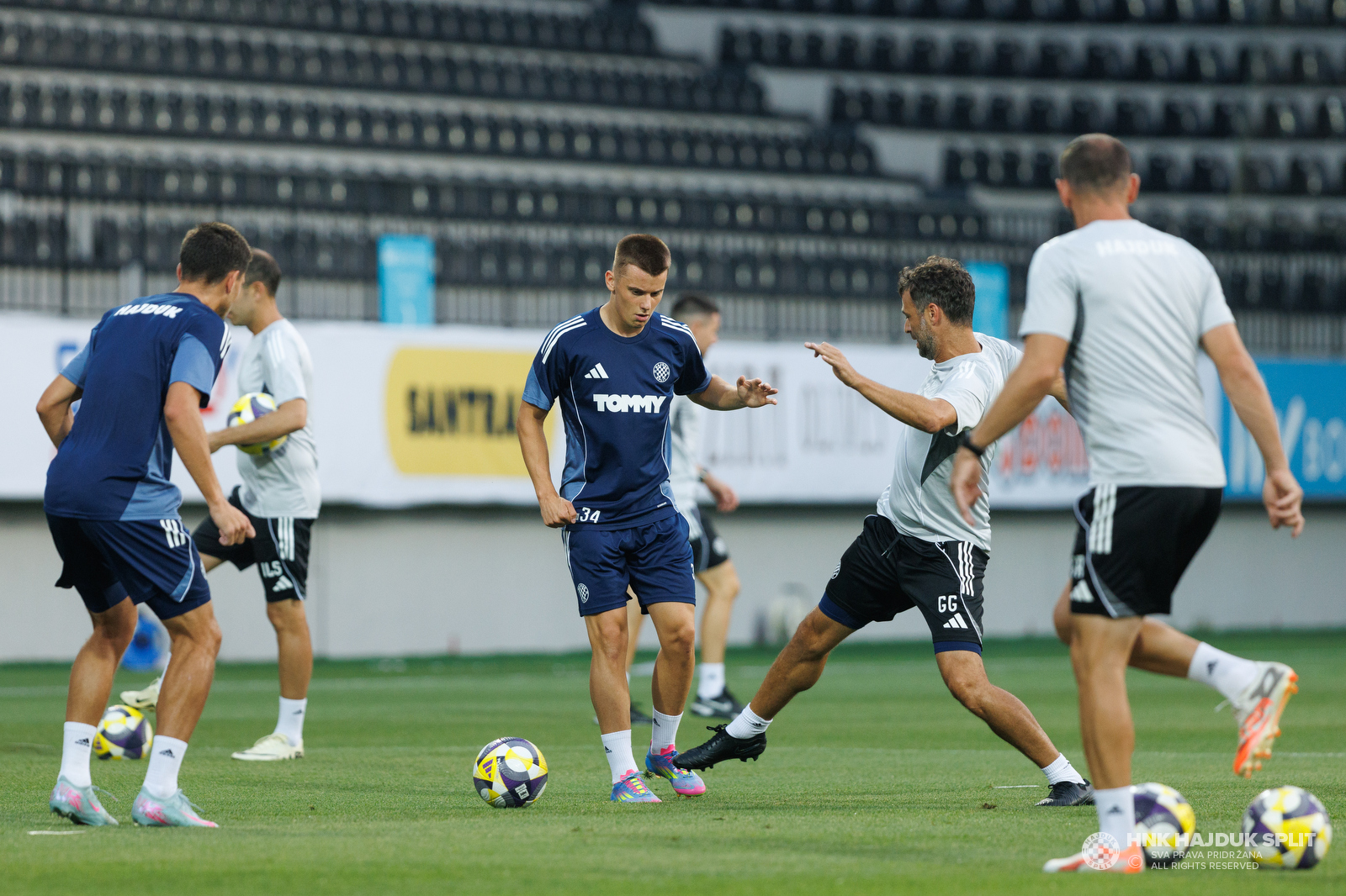 Posljednji trening Bijelih uoči utakmice FC Zire - Hajduk