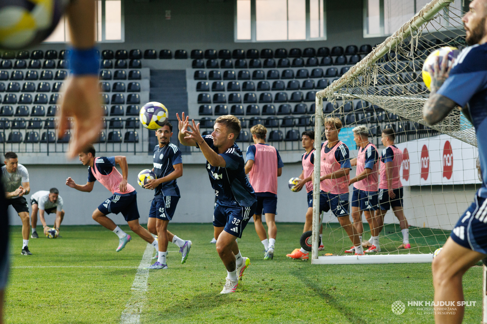 Posljednji trening Bijelih uoči utakmice FC Zire - Hajduk