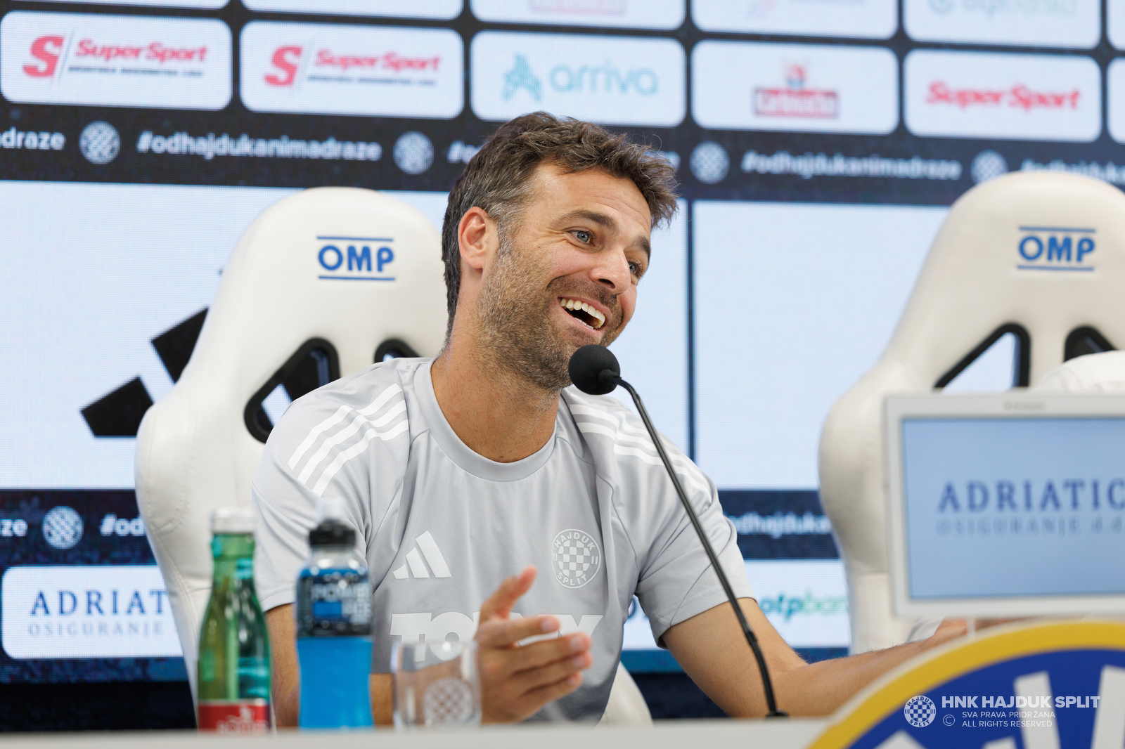 Trener Garcia i Šimun Hrgović uoči prve utakmice s Dinamo Cityjem