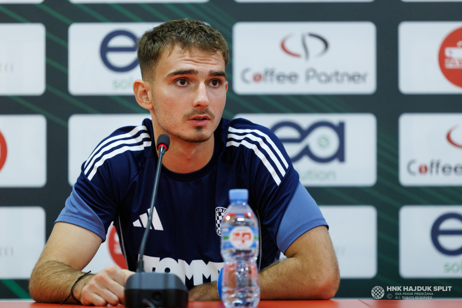 Trener Garcia i Adrion Pajaziti uoči utakmice Dinamo City - Hajduk