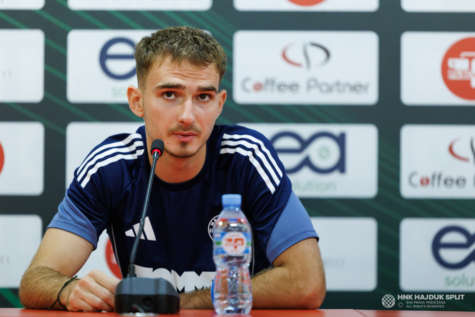 Trener Garcia i Adrion Pajaziti uoči utakmice Dinamo City - Hajduk