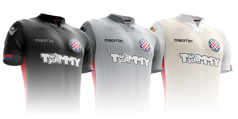 Predstavljeni prijedlozi novog 3. službenog dresa HNK Hajduk