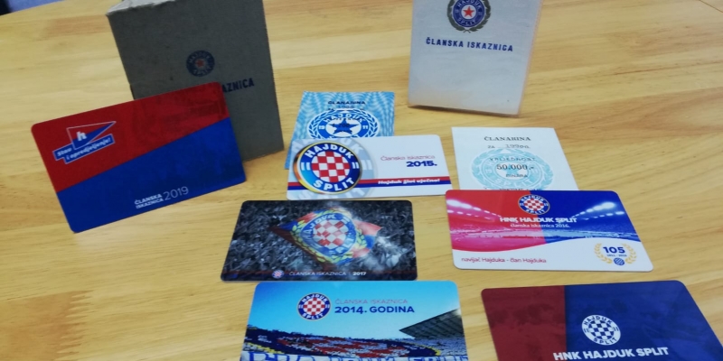 Otvoren natječaj za dizajn Hajdukove članske iskaznice za 2020. godinu