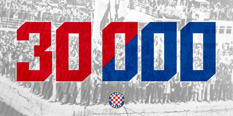 Djevojčica iz Ernestinova pokraj Osijeka 30.000 članica Hajduka